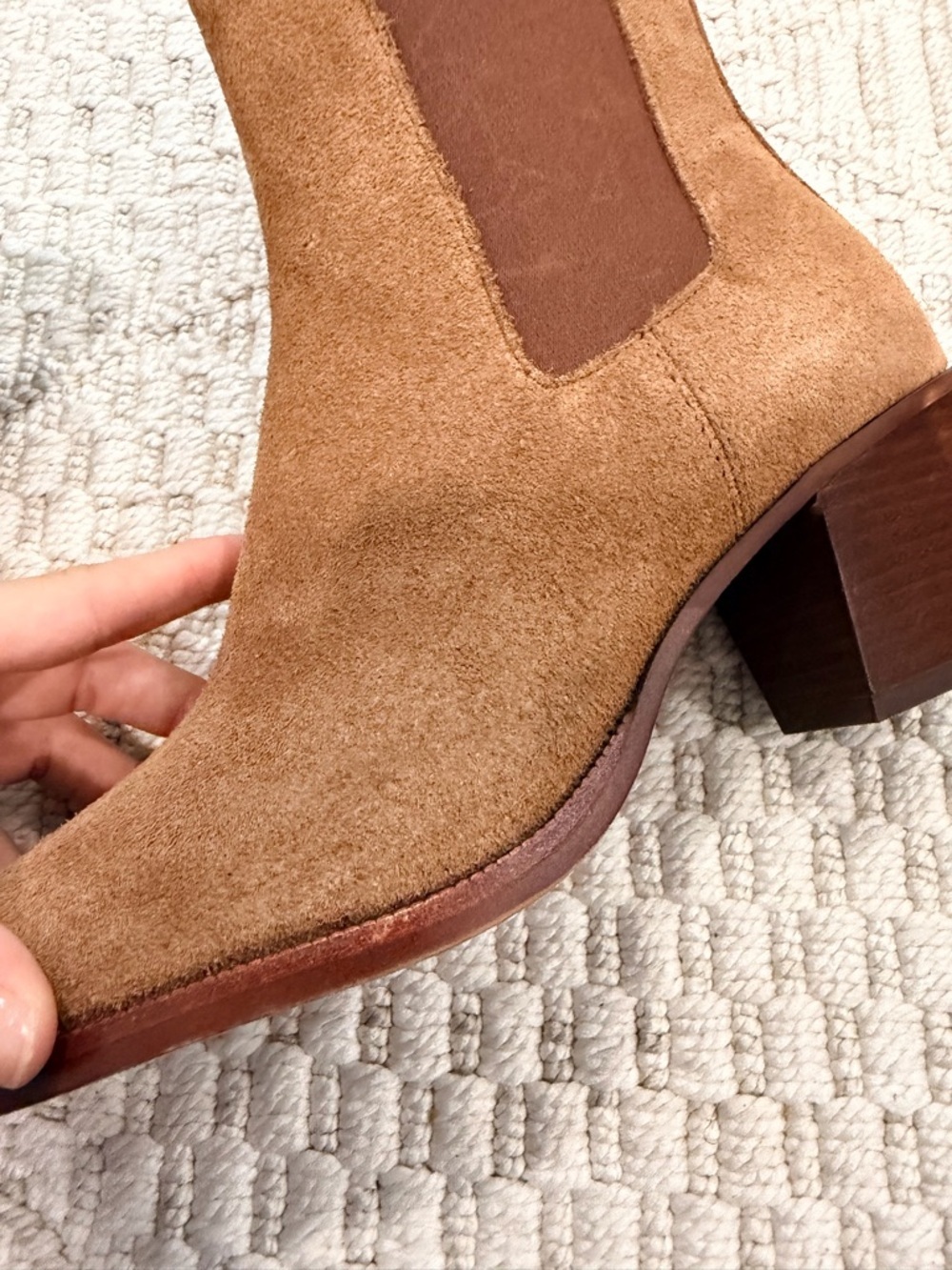 Dolce Vita Shadie H2O Booties Brown Suede - Picture 3 of 7